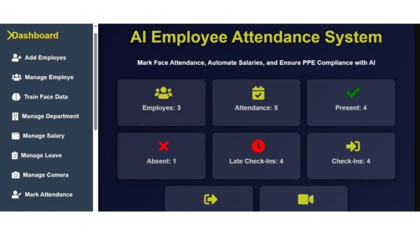 Real-Time Facial Recognition Attendance System for Employees v3
