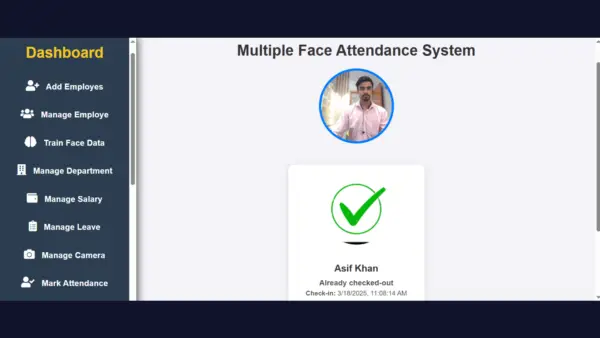 Real-Time Facial Recognition Attendance System for Employees v3 - Image 3