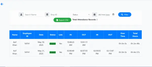 Real-Time Facial Recognition Attendance System for Employees v2 - Image 3